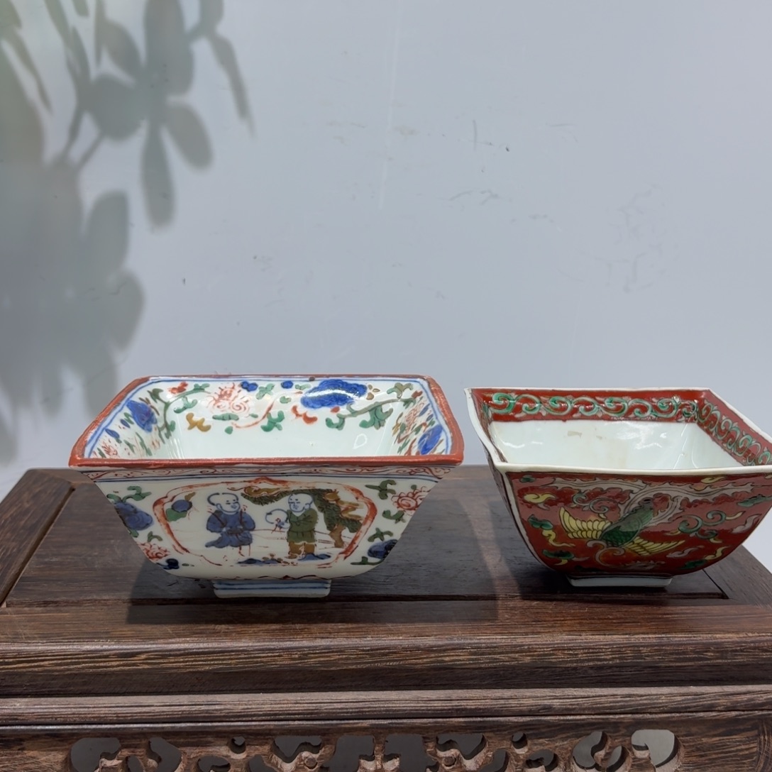 张***岭瓷摆件瓷器工艺品摆件五彩