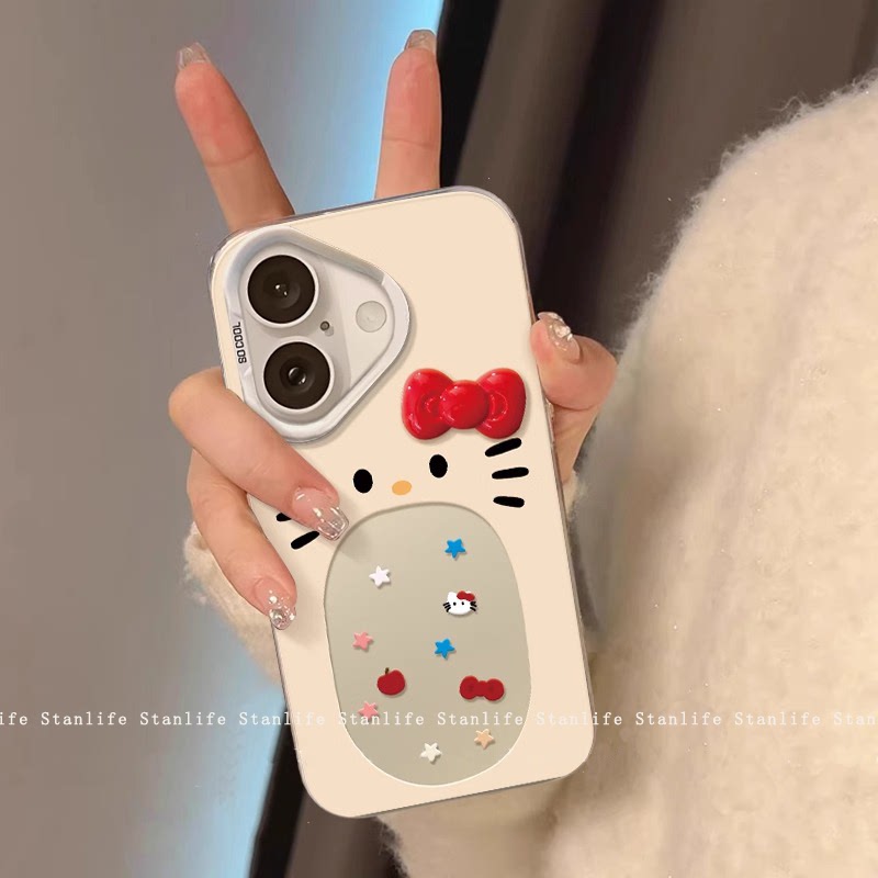 大脸KT猫适用小米15/14pro手机壳红米k80/70高级60至尊nova保护套