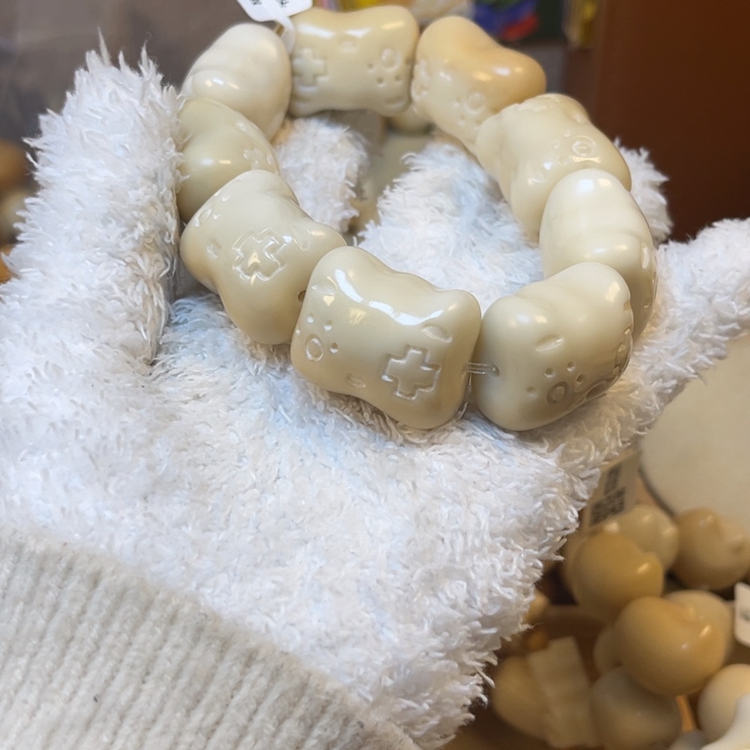 菩提根/象牙果吊坠1.3.14糖心色游戏机猫头微瑕