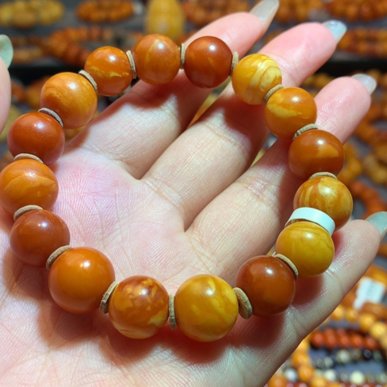 【闪购商品】未镶嵌蜜蜡手串蜜蜡手串