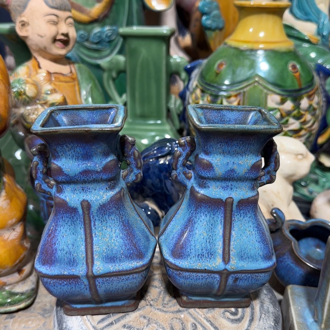 三***石陶瓷摆件摆件摆件