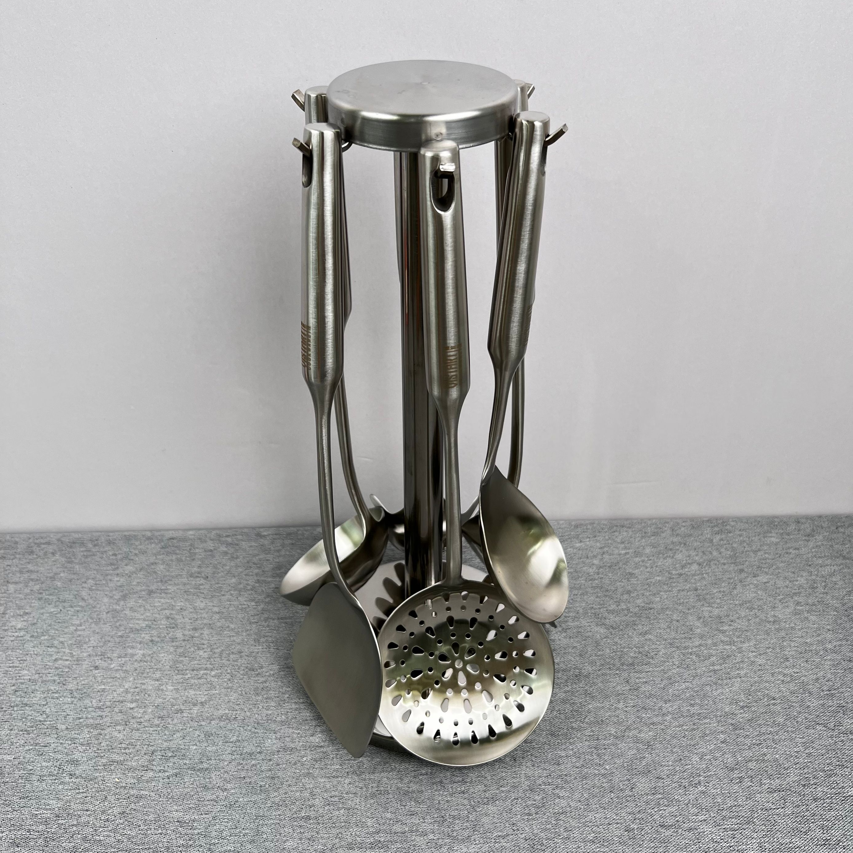 6-634 库存家用七件套 304不锈钢勺铲