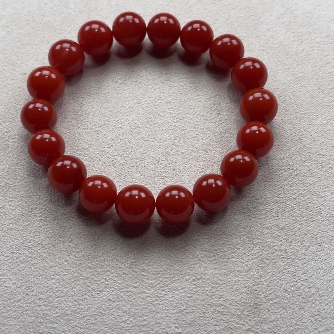 南红玛瑙11➕手串锦红未镶嵌S****w