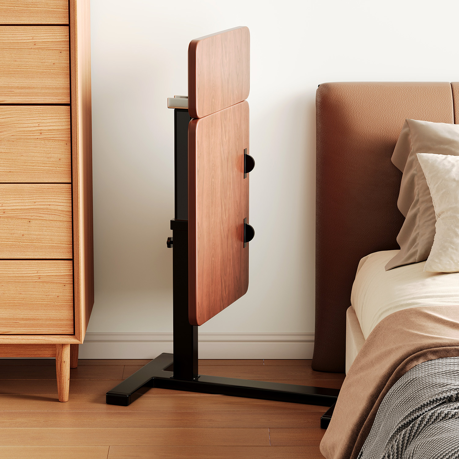 床边桌可移动升降电脑桌客厅沙发边几折叠书桌卧室家用床上学习桌