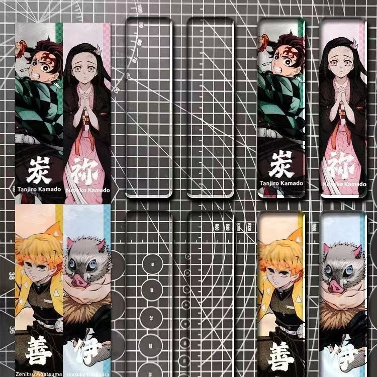 瑞幸联名奶茶袋鬼灭之刃单杯双杯袋子第一弹第二弹鬼灭之刃冰箱贴