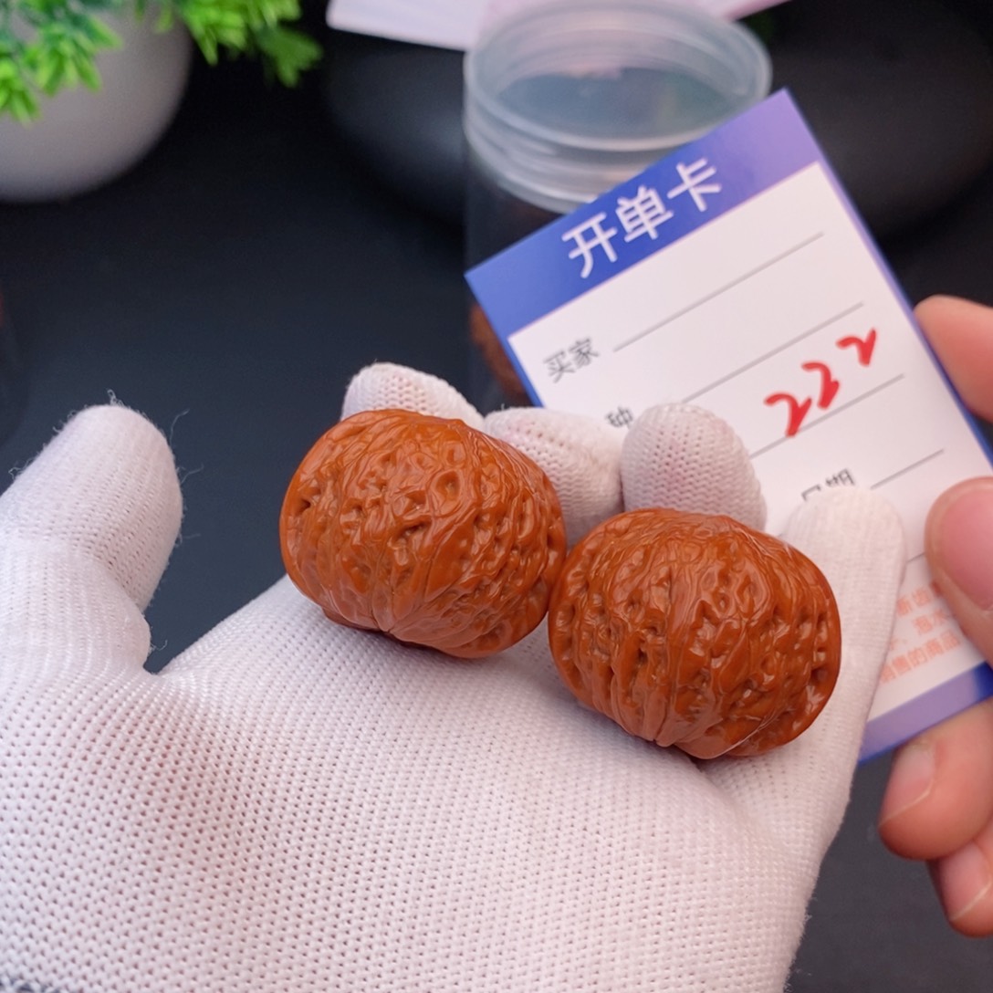 文玩核桃把件35铁锤222