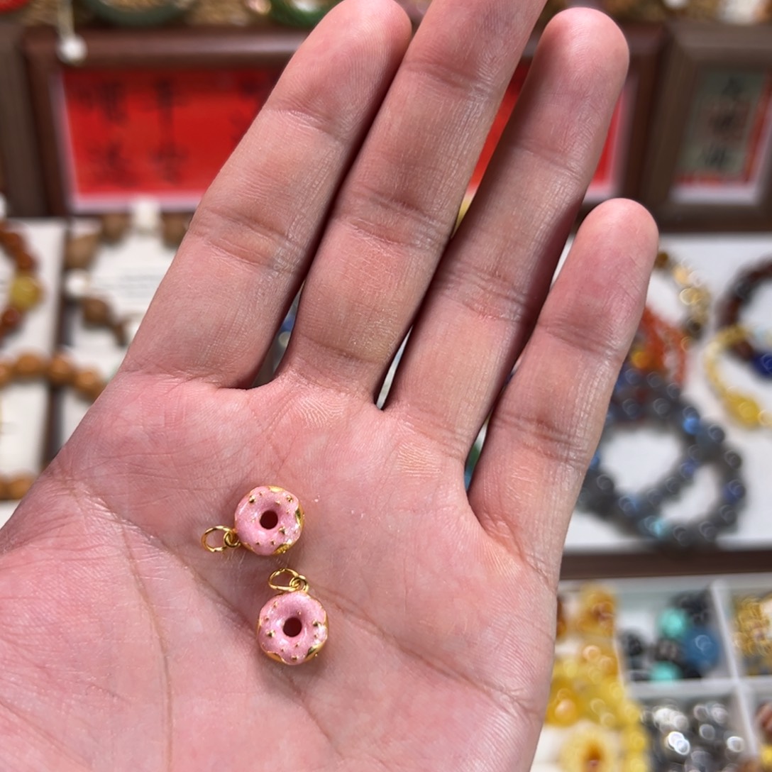 石膏制品甜甜圈提溜