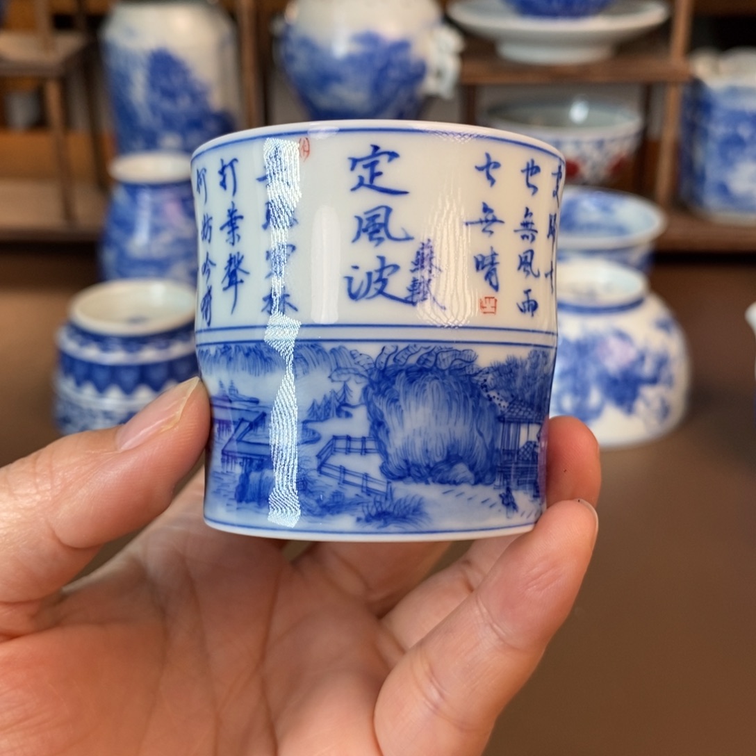 景德镇陶瓷手工手绘