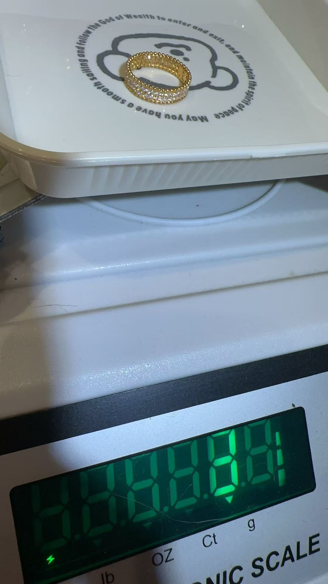 足金精品工艺戒指