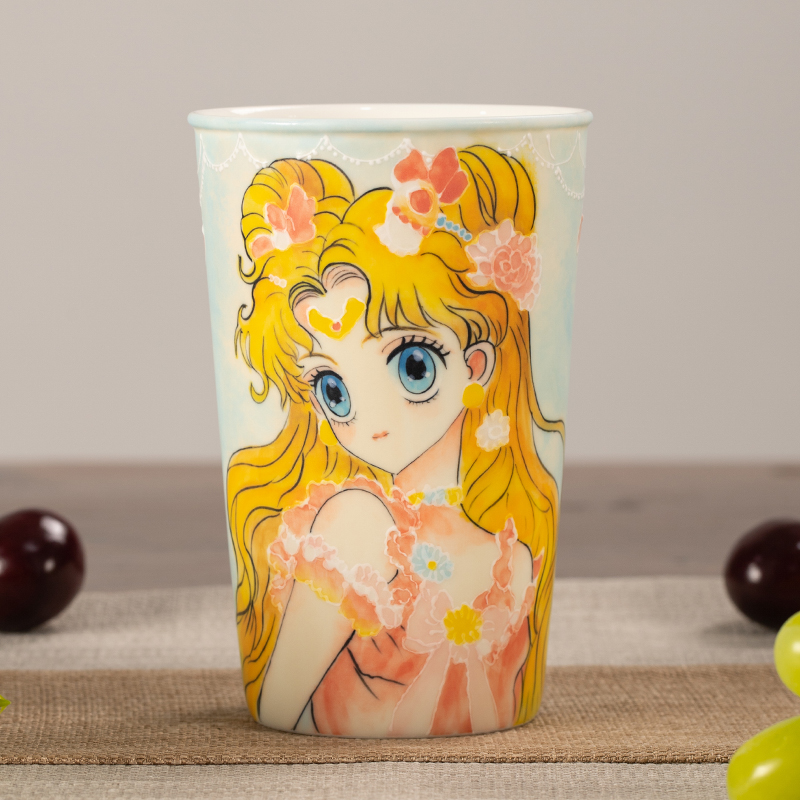 鲜花美少女中号可乐杯