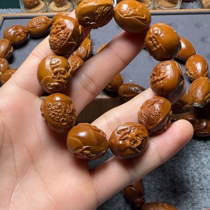 橄榄核手串/手链乐群罗汉