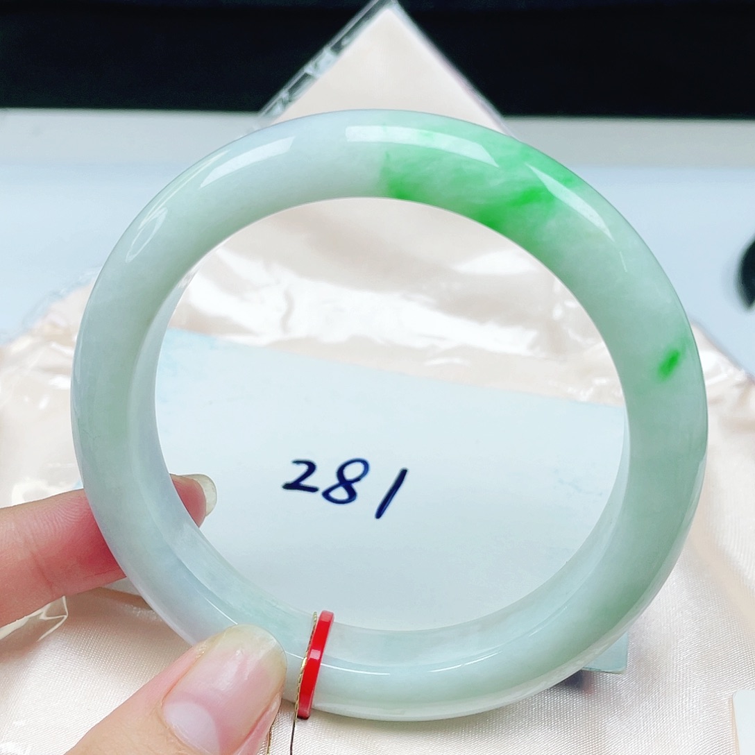 翡翠未镶嵌手镯（圆镯）正圈60