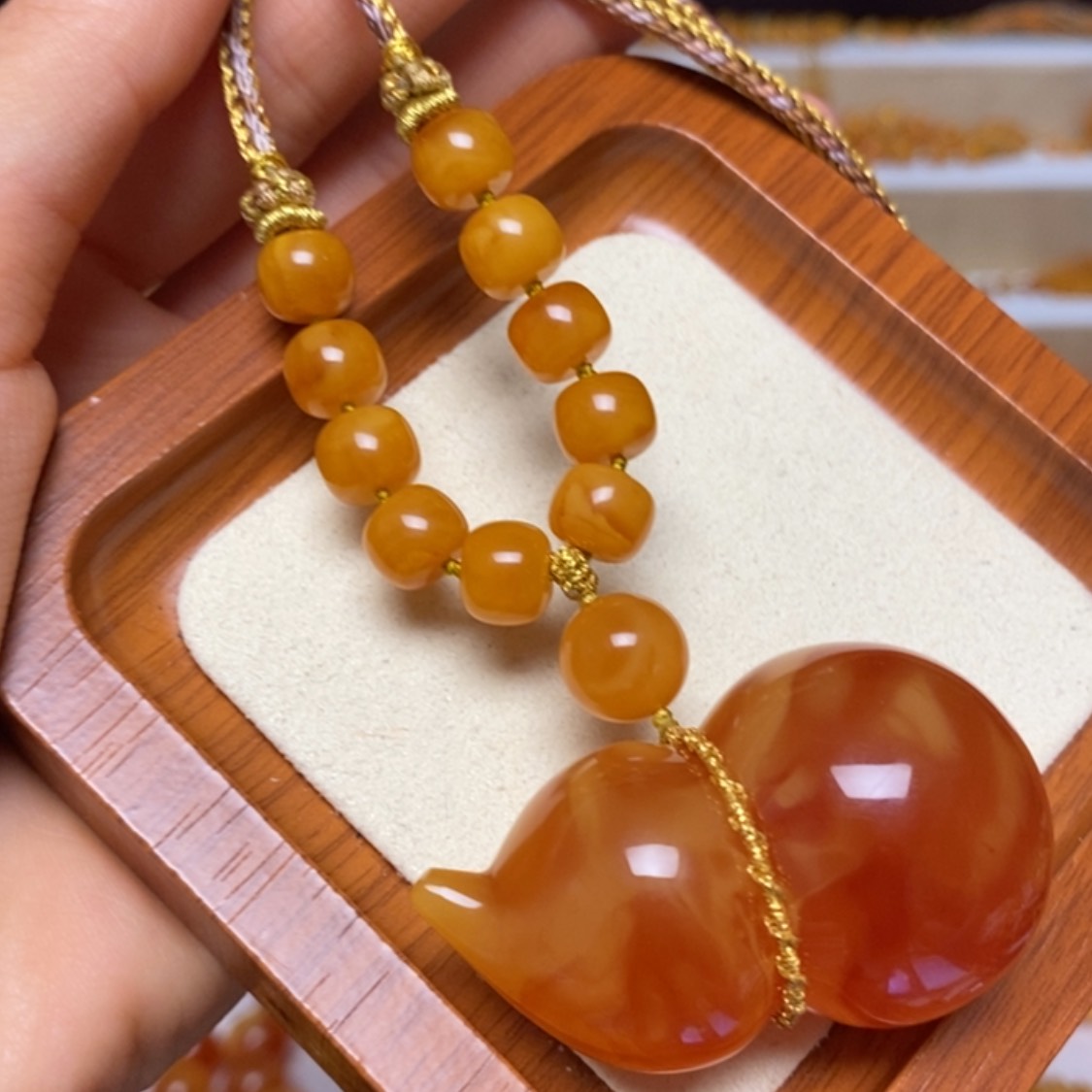 【闪购商品】未镶嵌颈饰蜜蜡项链