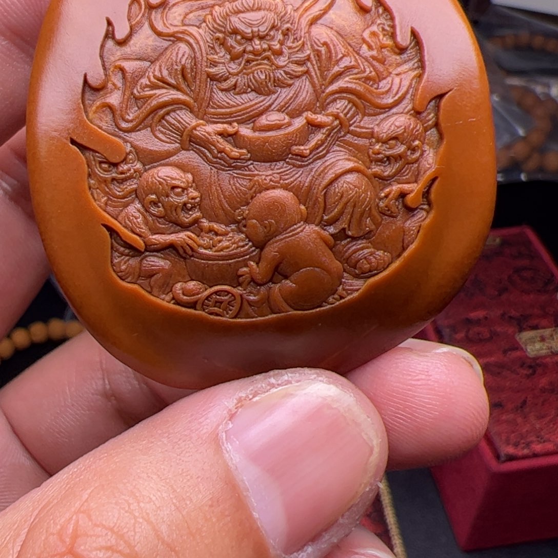 猴头核桃吊坠哦了咯