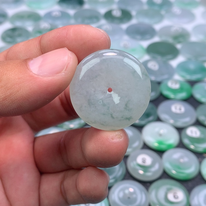 翡翠未镶嵌颈饰缅甸天然A货翡翠29.6-6.1