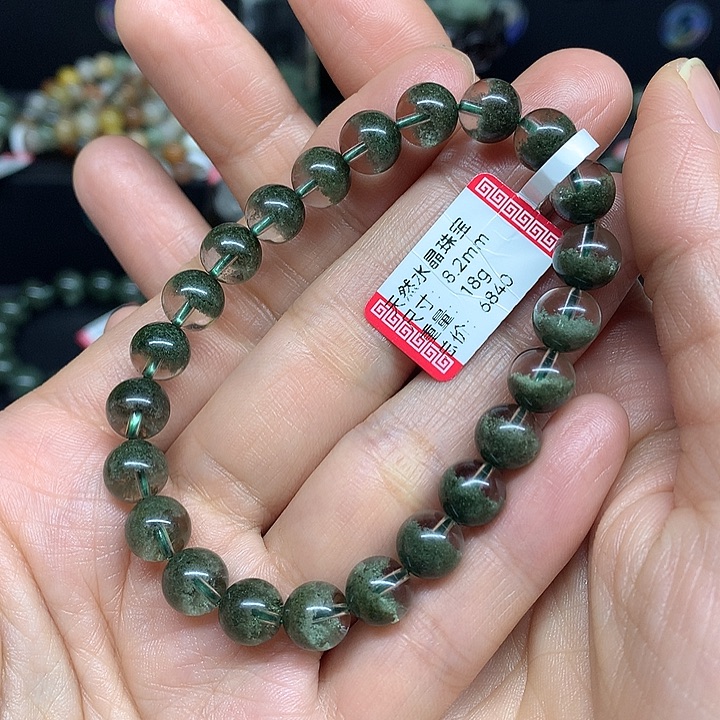 水晶手串未镶嵌森*天然水晶