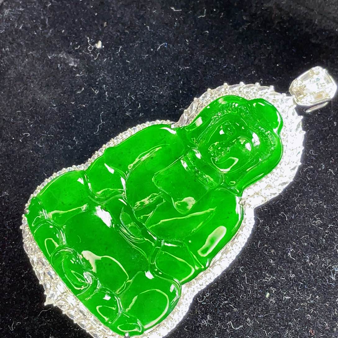 翡翠吊坠(不含链)未镶嵌