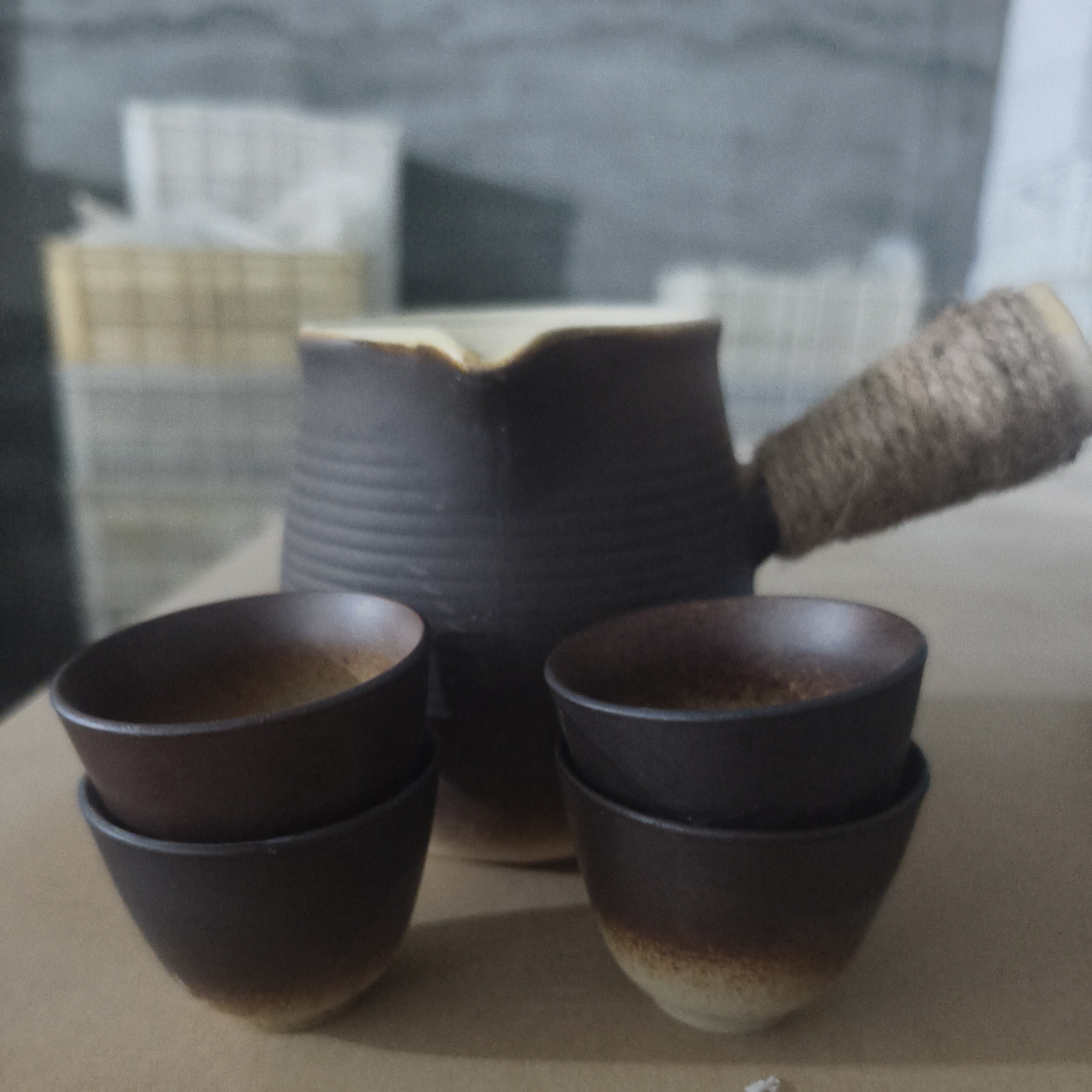 煮茶壶围炉煮茶带杯子盖子煮奶罐可明火旅行泡茶使用盖碗盖碗茶具