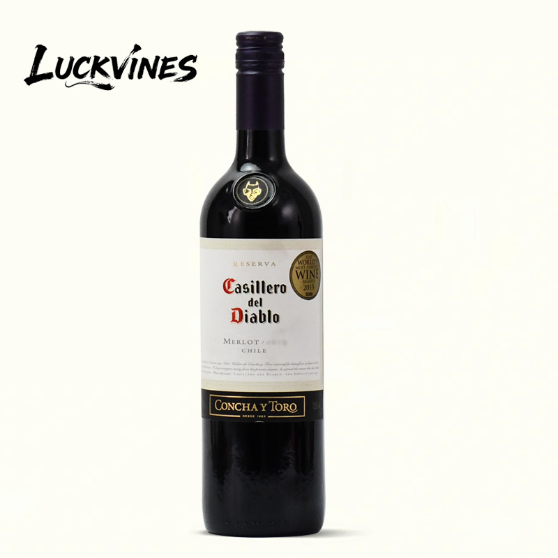 永润福luckvines/智利进口干露酒庄红魔鬼梅洛干红葡萄酒