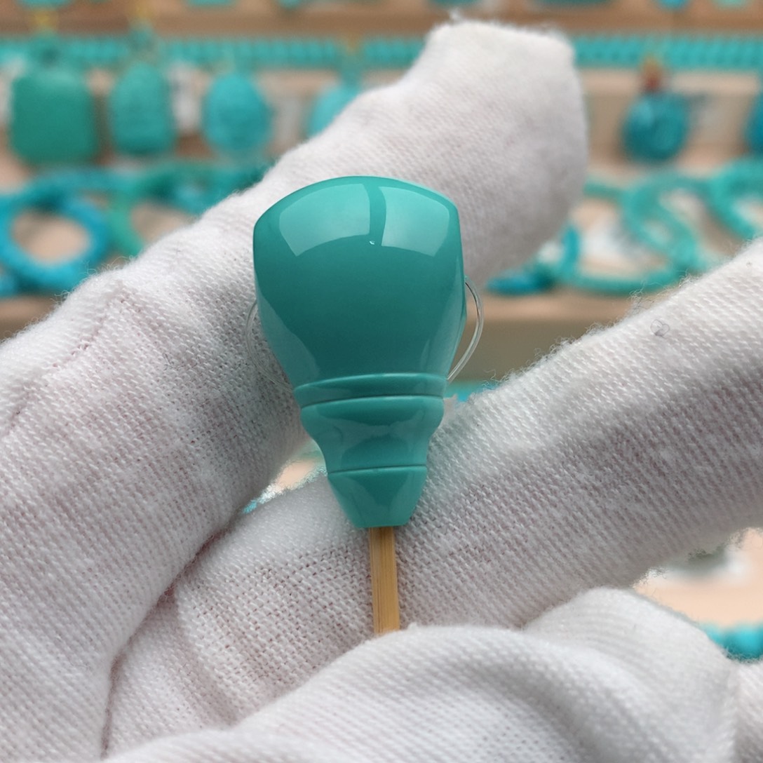 绿松石未镶嵌珠宝奇石14.5mm