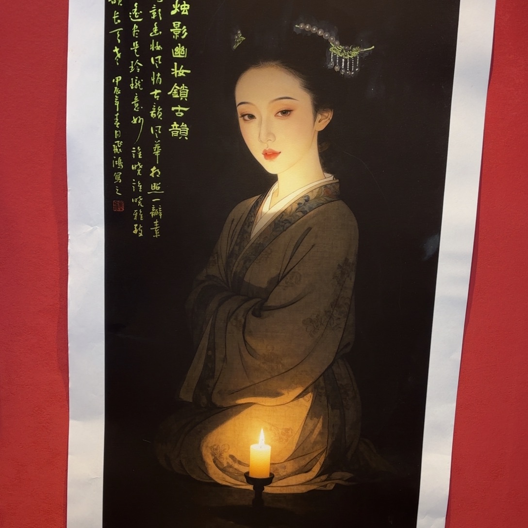 横款精品书画作品入选国际书法艺术