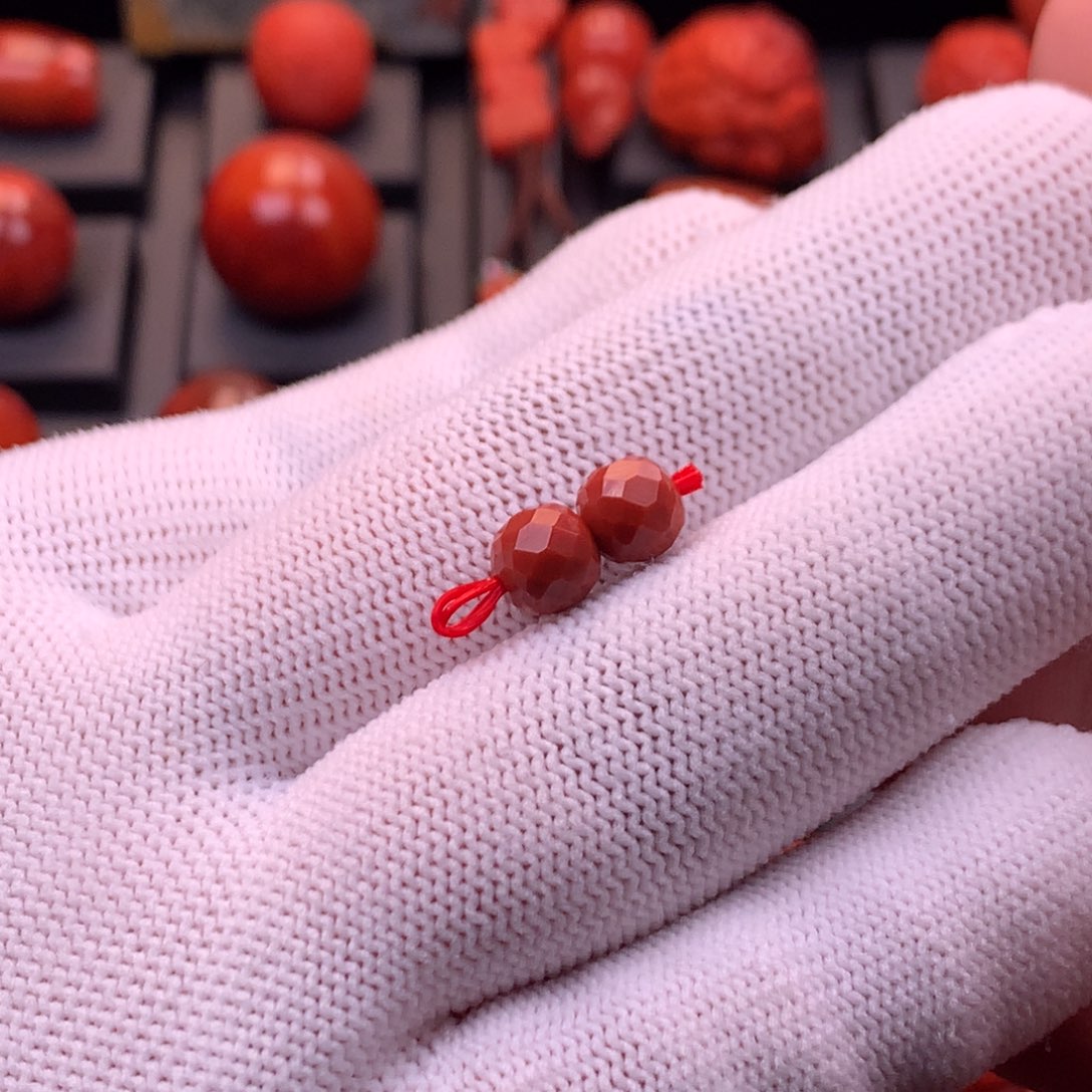 南红玛瑙未镶嵌南红纯天然原矿无优化满色满肉无相对珠7mm