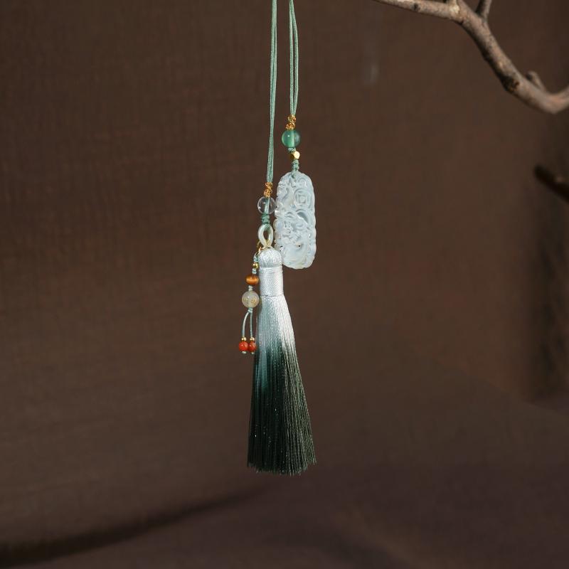 【阳阳】贝母龙牌挂件【发一件】