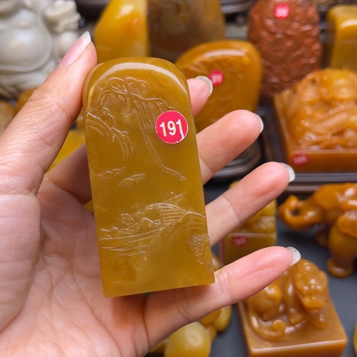 寿山石印石生题材：工艺品