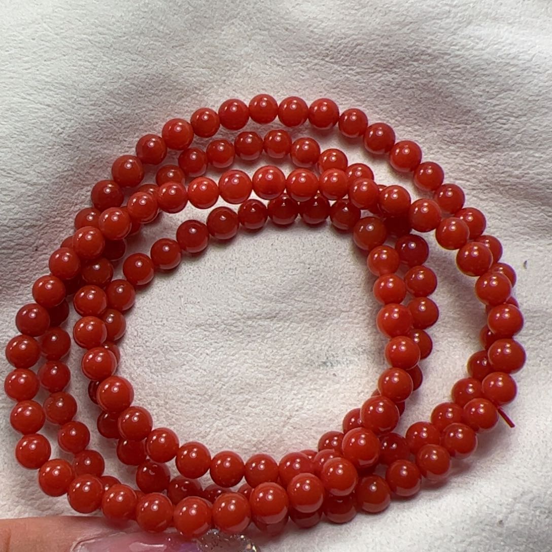 南红玛瑙手串未镶嵌