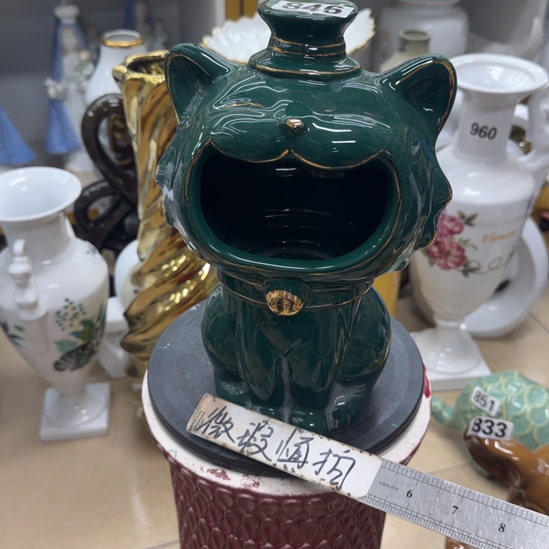 瓷片陶瓷工艺花瓶摆件