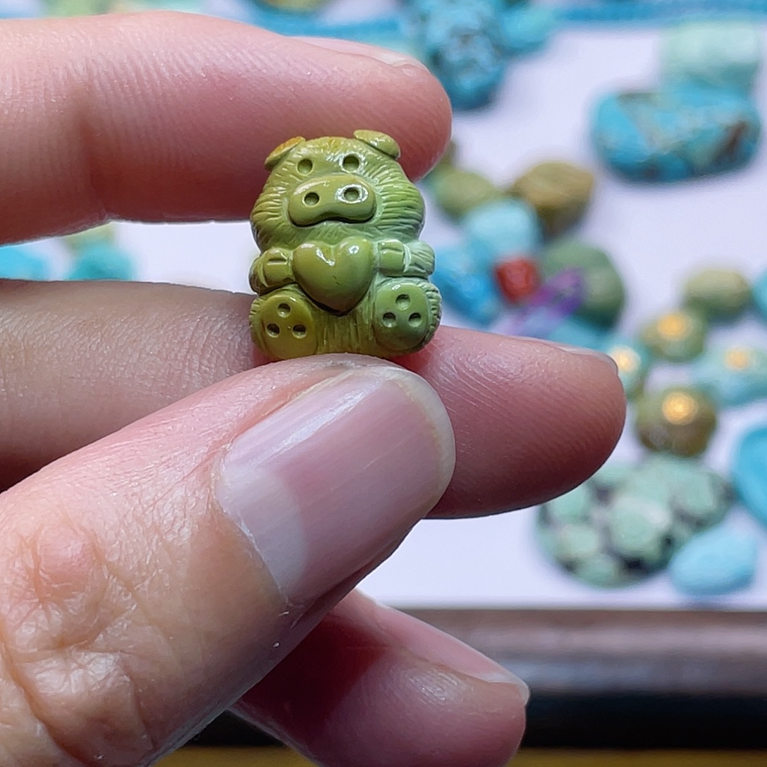 绿松石未镶嵌配饰