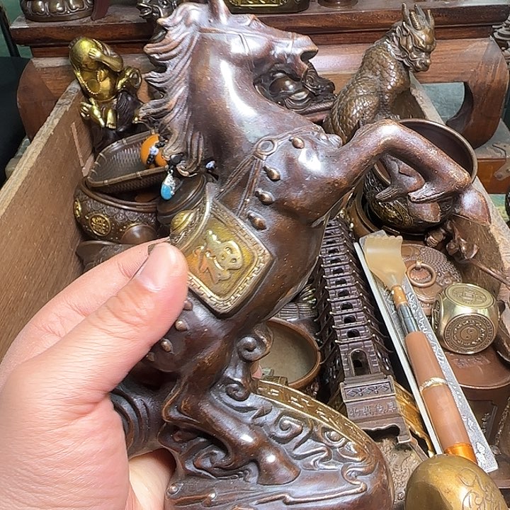 铜器办公室茶室摆件