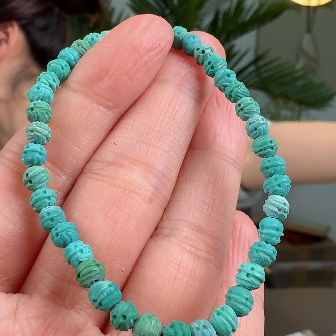 绿松石珠宝奇石未镶嵌