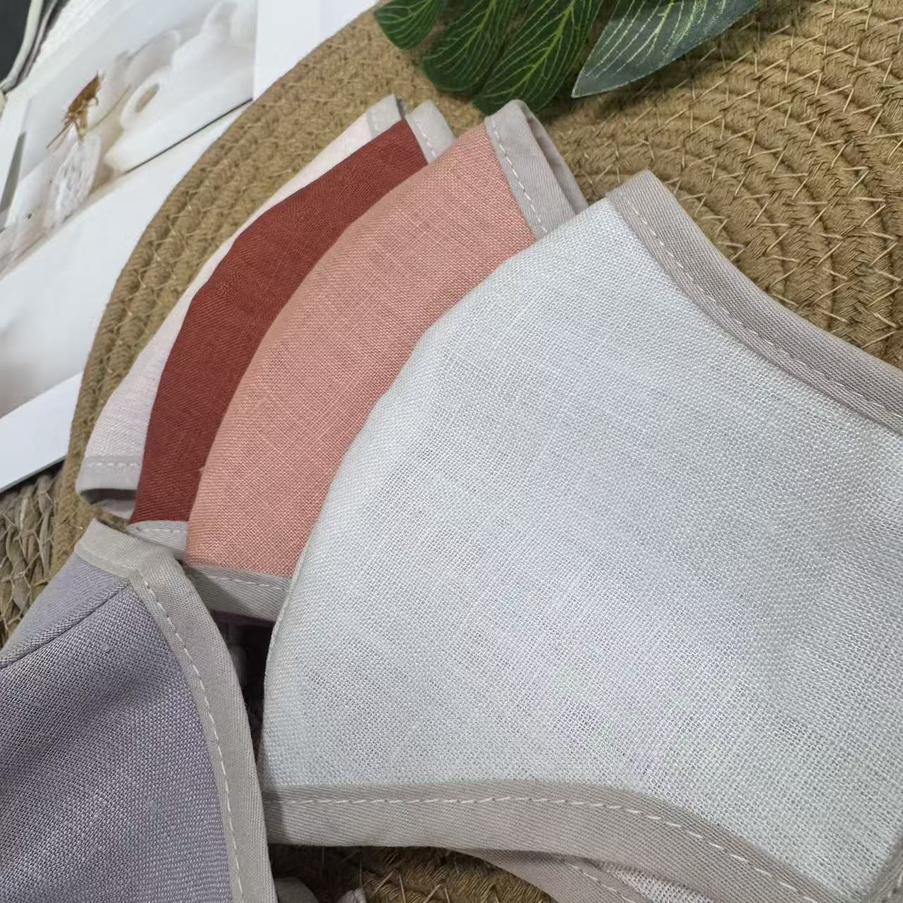 A206 汉麻双层儿童口罩(不挑色)