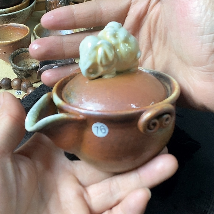 杯手工粗陶、柴烧粗陶