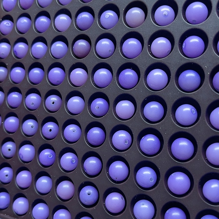 白玉菩提吊坠瑕疵9魔芋紫圆珠110颗