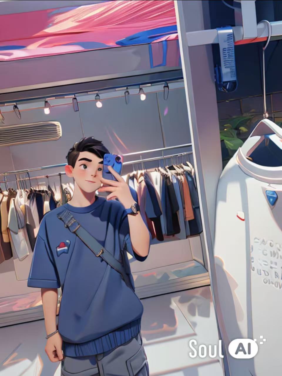 ZN.《KSD》潮牌扎染风连帽情侣二棉外套男女 #5116