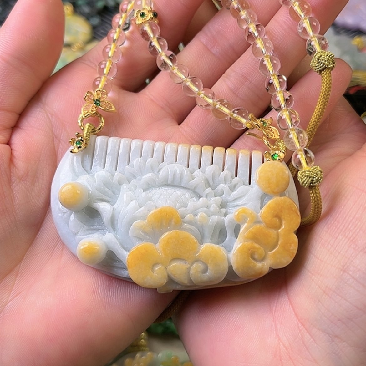 【闪购商品】翡翠颈饰未镶嵌挂件