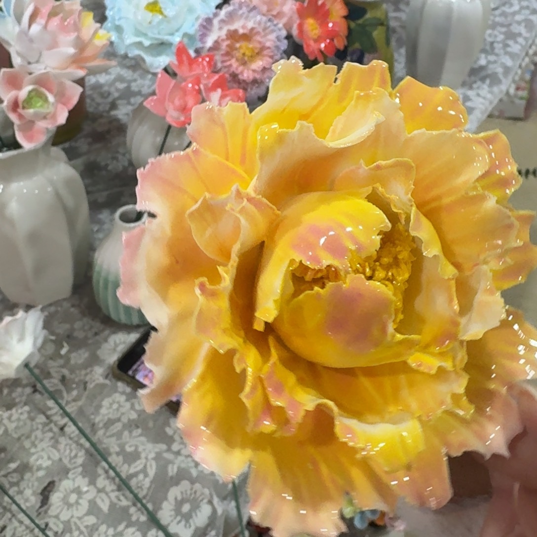 瑕疵2509 陶瓷花拍满20元发货退款的拉黑