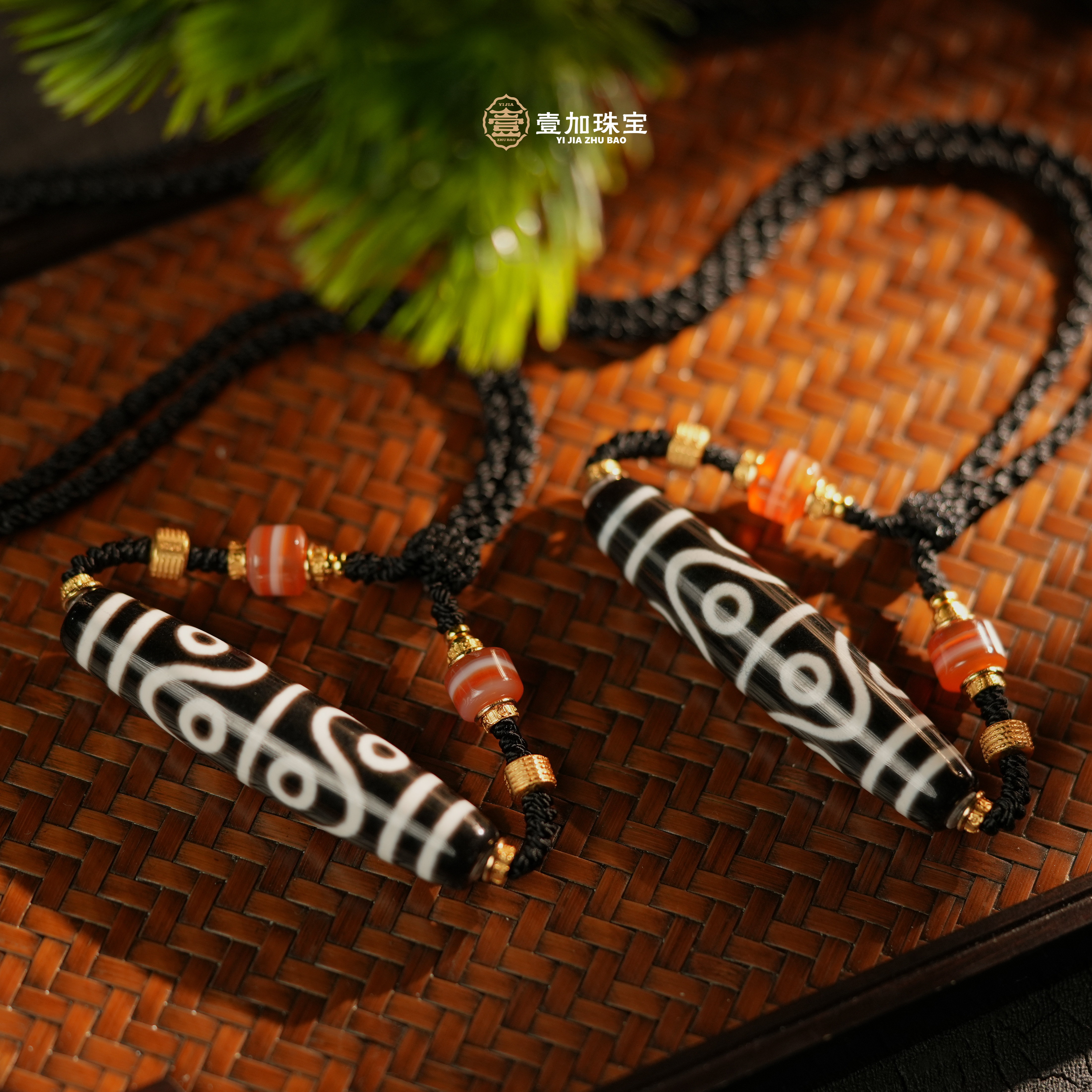 壹加师姐|手工设计横版八y玛瑙项链多样性发一5981a