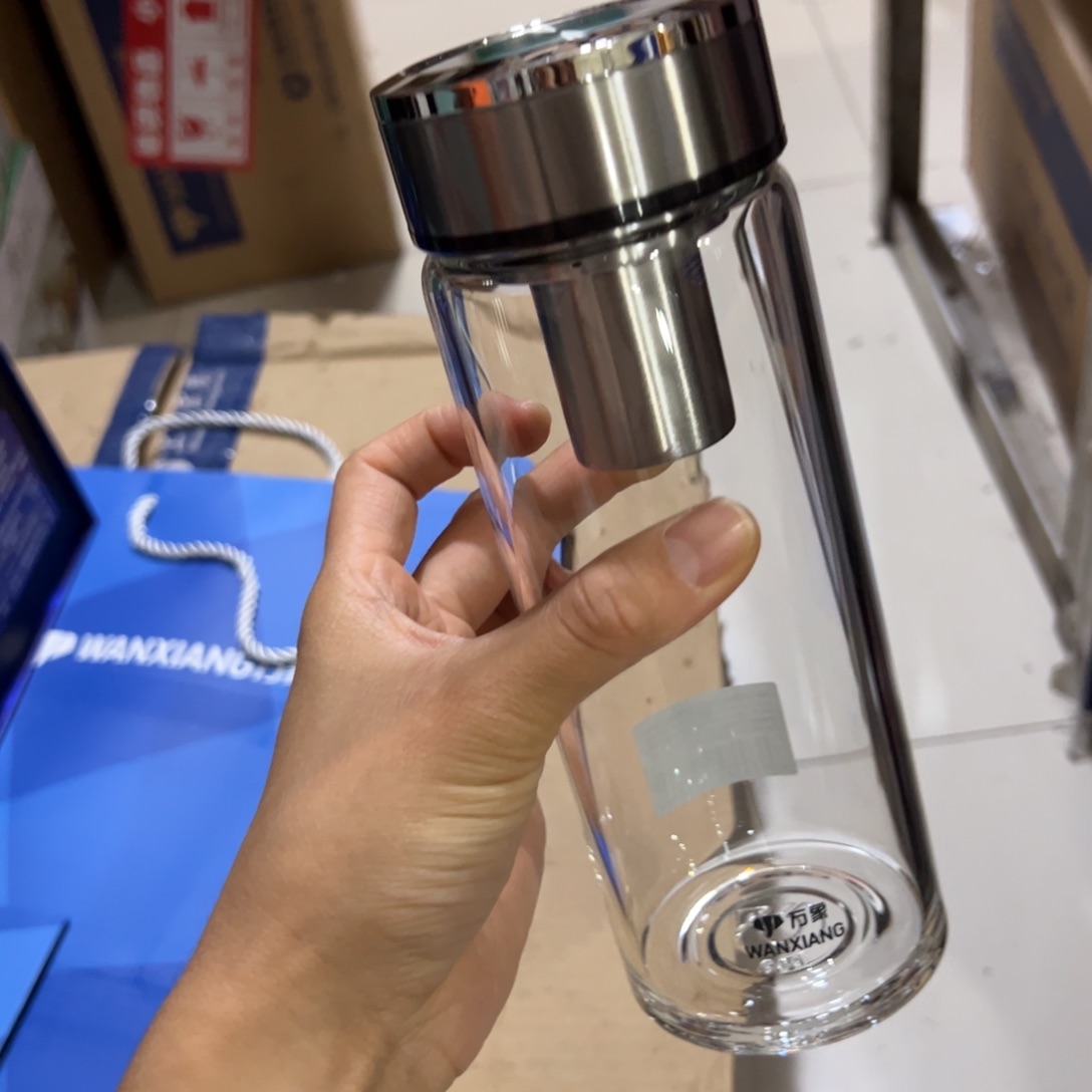 万象u48R本色单层烫手玻璃杯520➕被套