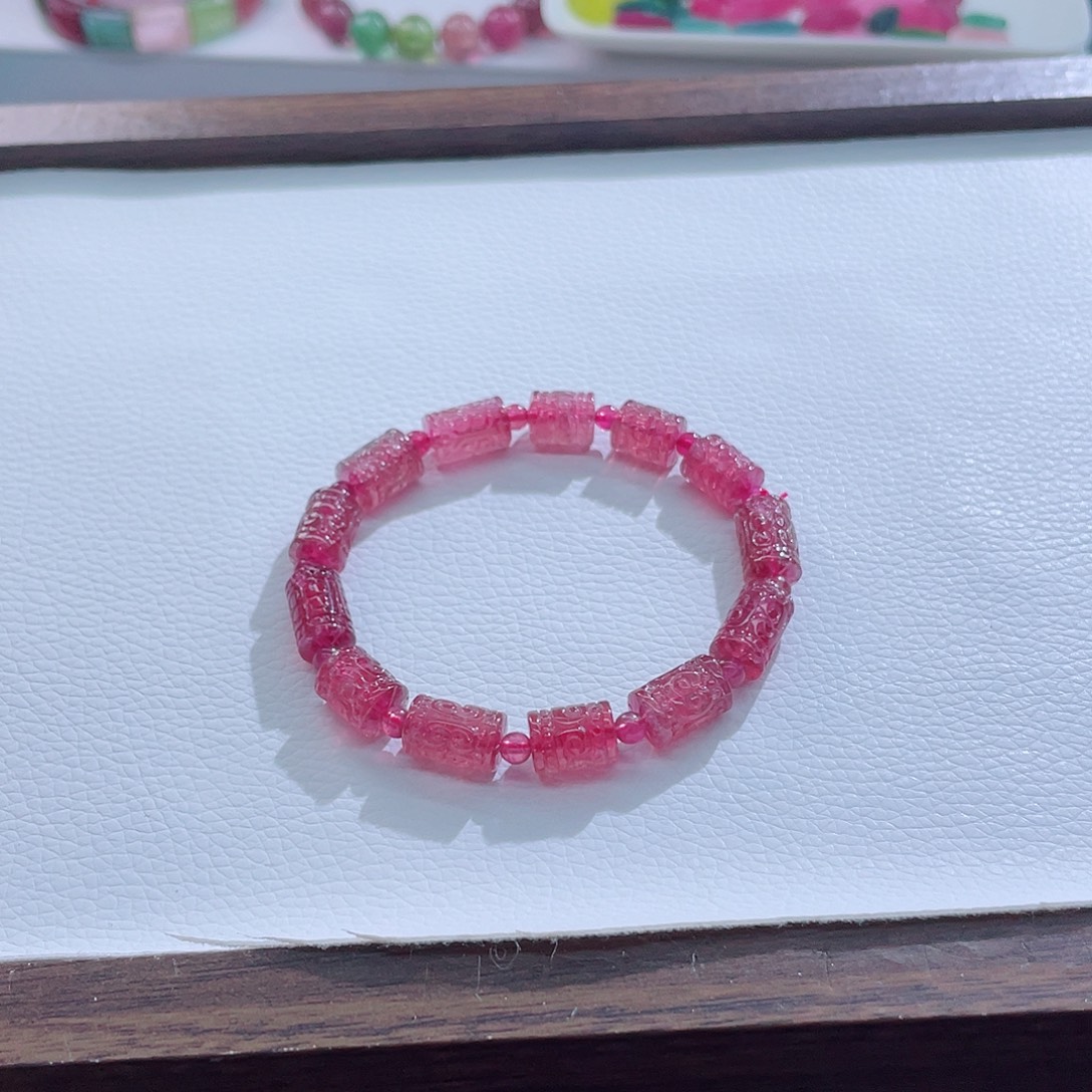 未镶嵌碧玺手链碧玺手链