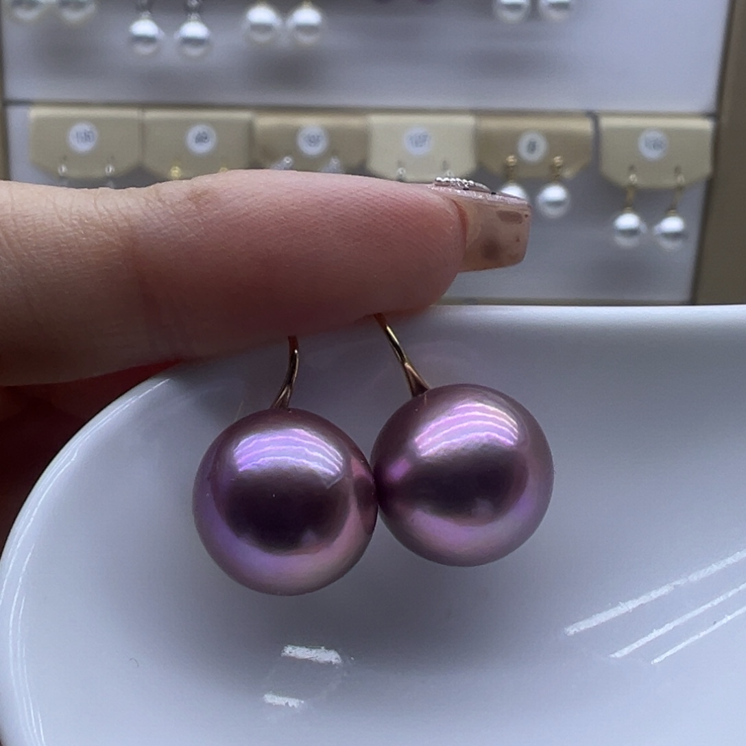淡水珍珠耳饰未镶嵌