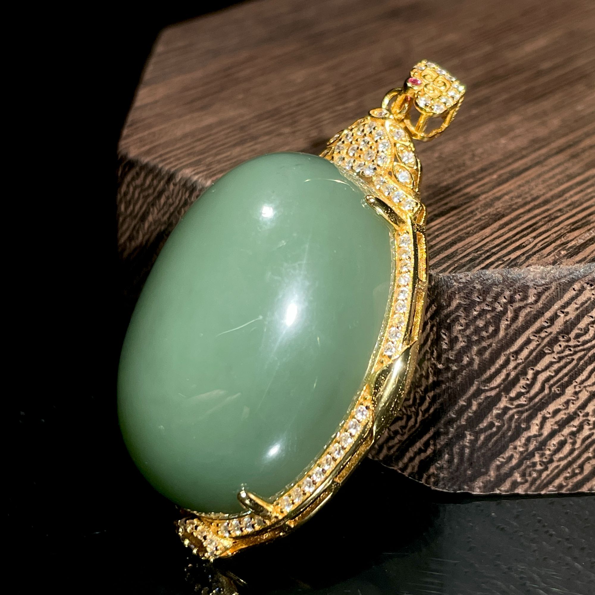 1810-青霞凝心  和田玉