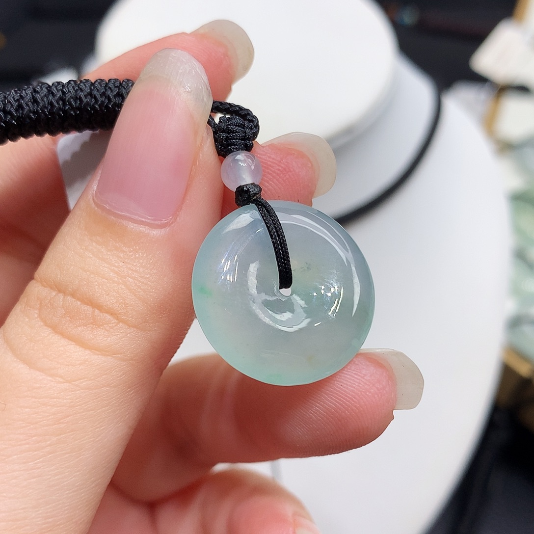 翡翠未镶嵌胸饰翡翠3，19.5/4.8