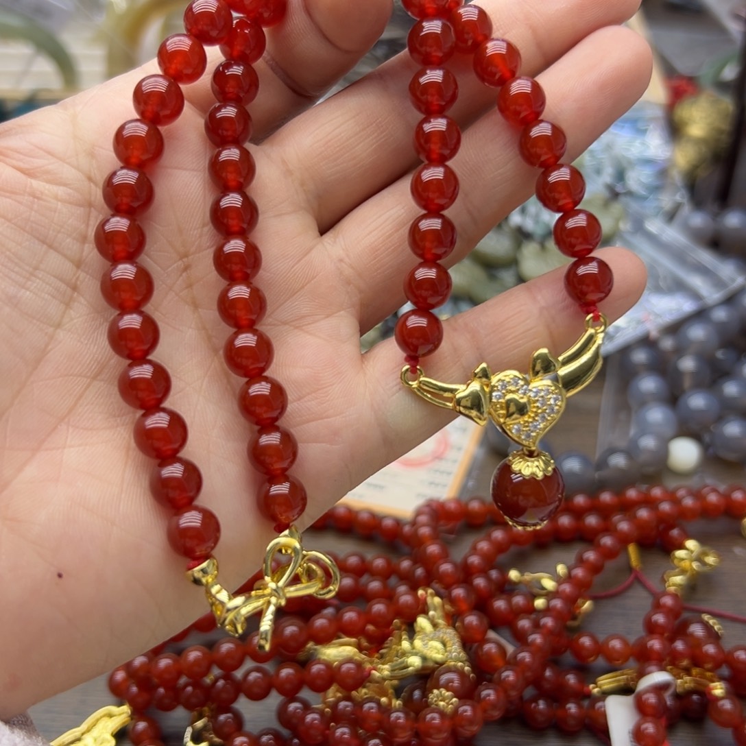 玛瑙/玉髓未镶嵌颈饰767