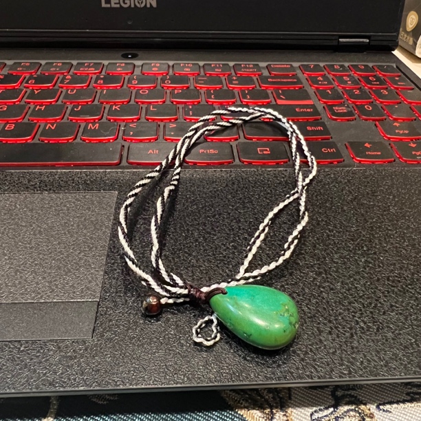 非金属莫桑石项链 ｛藏人之家好物｝百搭款品绿珠子项链