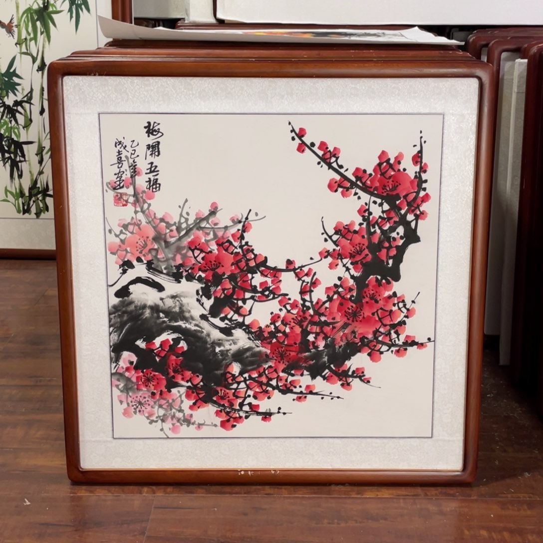 国画带框尺寸63*63厘米