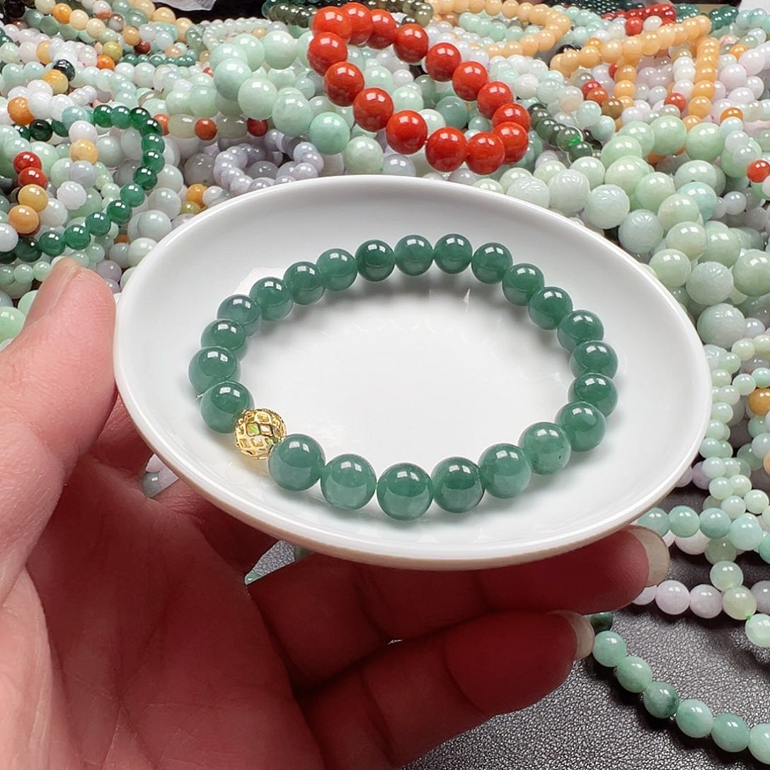 翡翠手链未镶嵌用****9货主老华