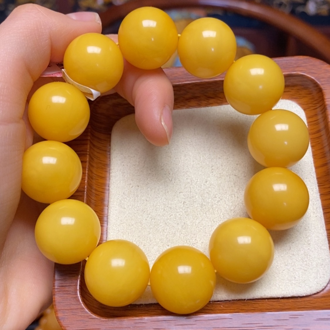 【闪购商品】蜜蜡手链未镶嵌手串